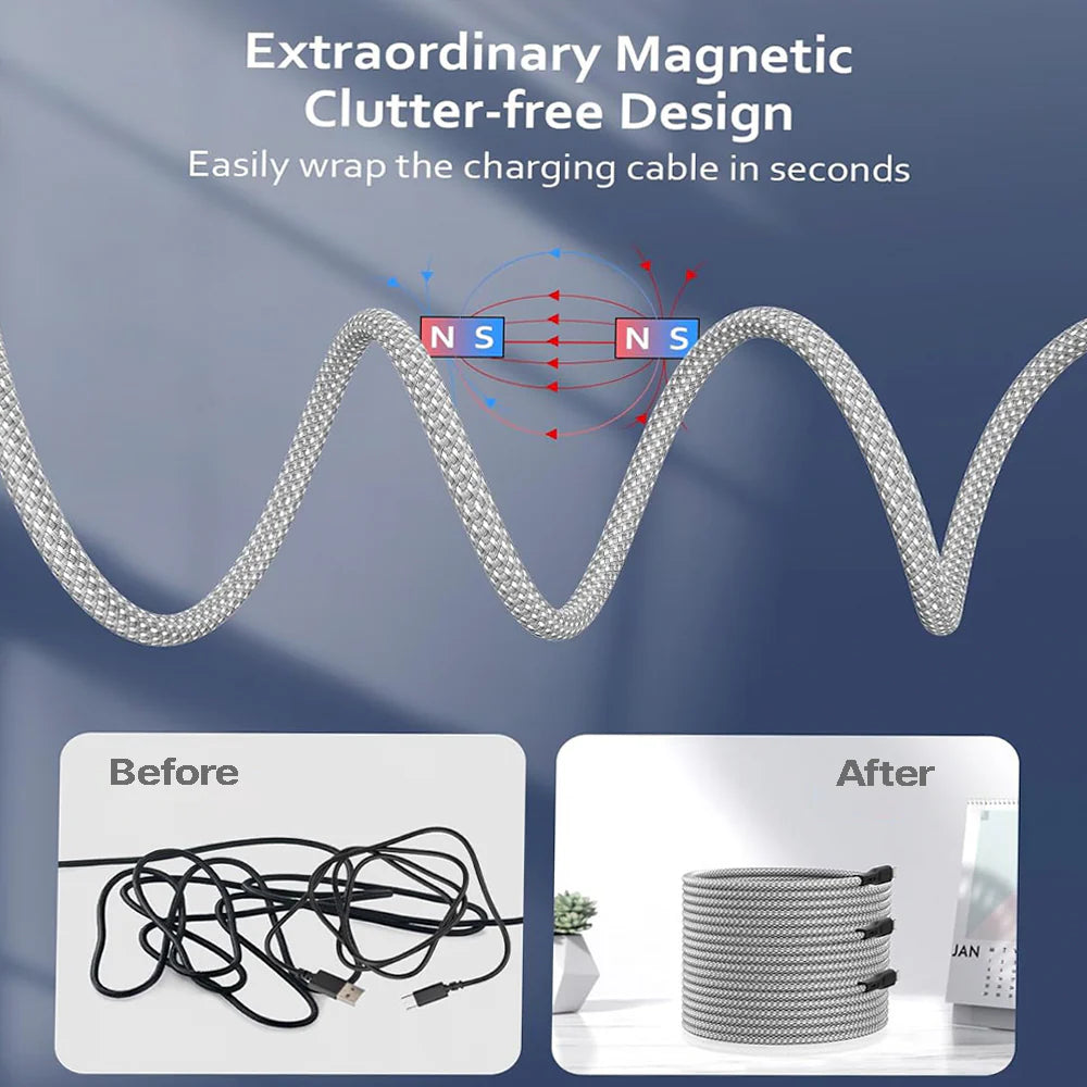 CABLE MAGNETICO ANTIENREDOS (LIGHTNING)