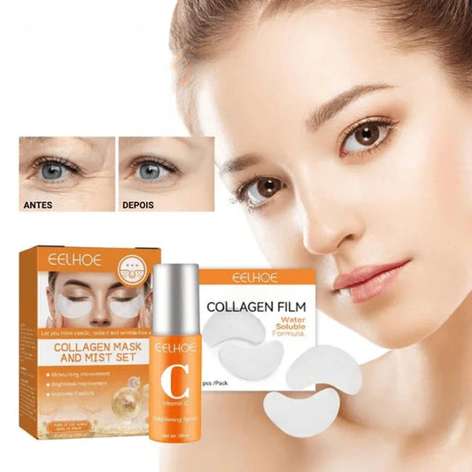 KIT DE LAMINAS DE COLAGENO + SERUM VITAMINA C